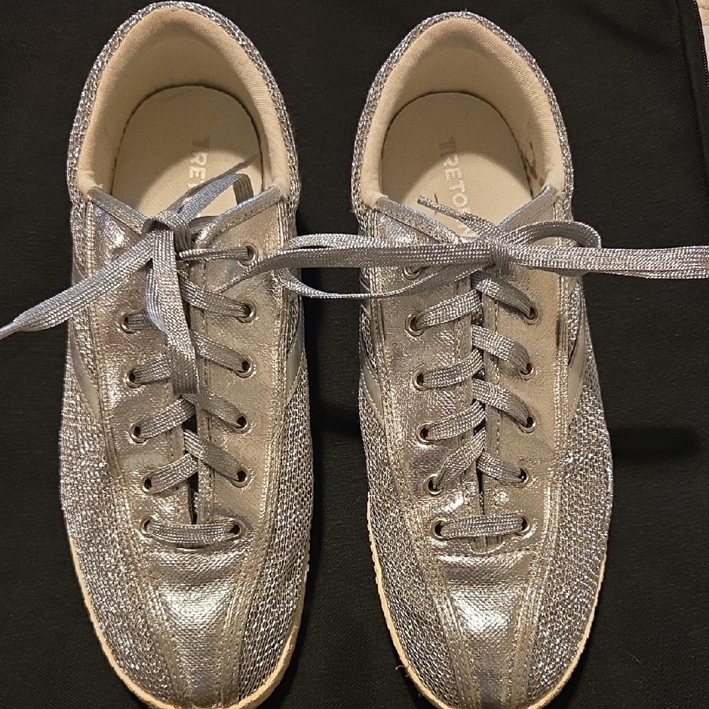 Tretorn Silver Mesh Women's Sneakers